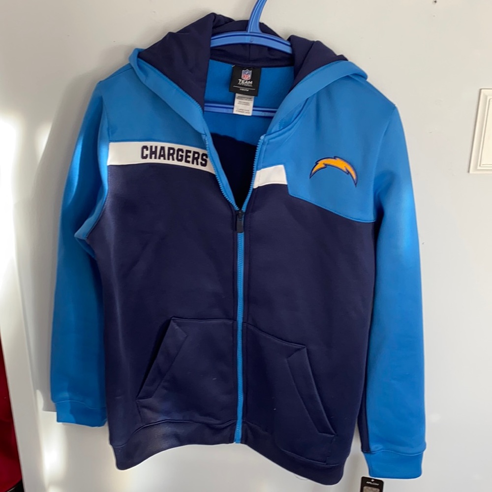 Chargers Youth Size Large Jacket. NWT